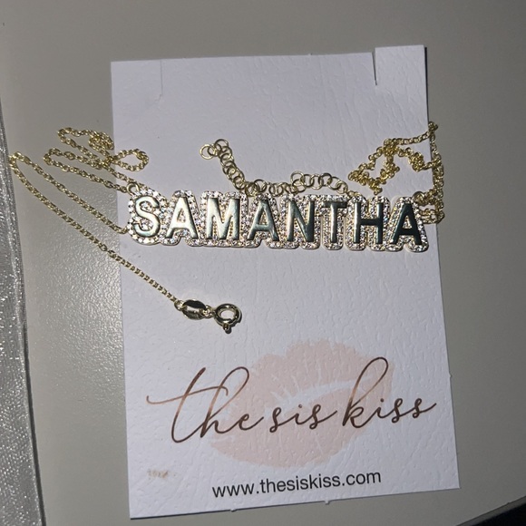 Samantha name plate - Picture 1 of 2